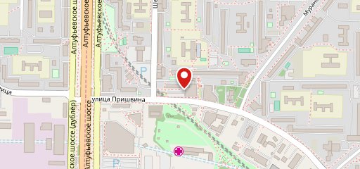 Пиццетория, сеть кафе на карте