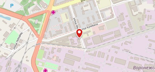 Платная столовая ВСК на карте