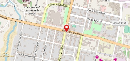 Ресторан Плавное Течение на карте