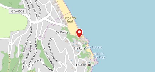 Platja del Racó на карте
