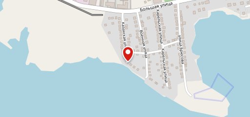 Пляж на карте