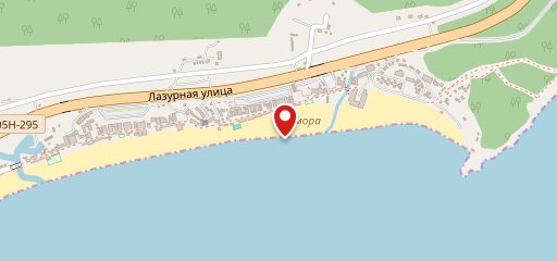 Пляж Шамора на карте