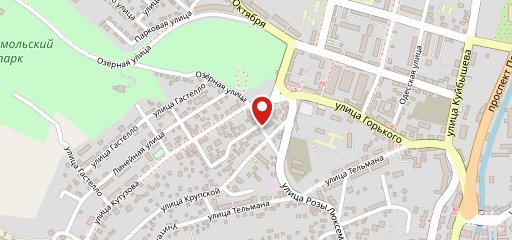Под самолётом на карте