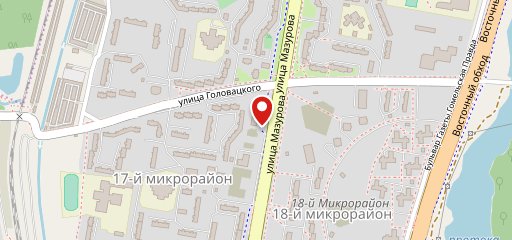 Падкова на карте