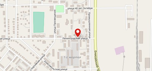 Подворье Лесосибирска на карте