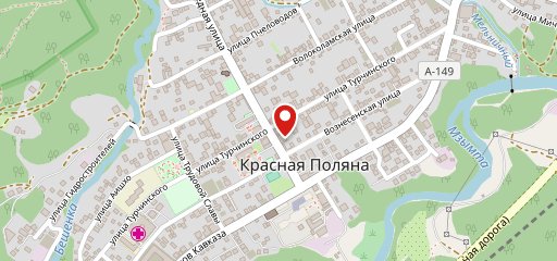 Лис-кофе на карте