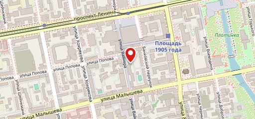 Поль бейкери на карте
