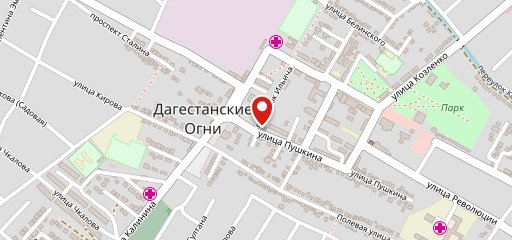 Белый медведь на карте