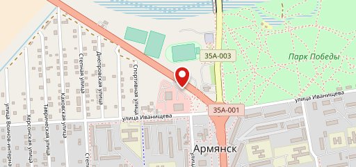 Поляна на карте