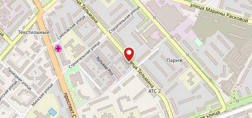 Поляна на карте