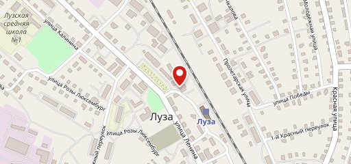 Поляна на карте