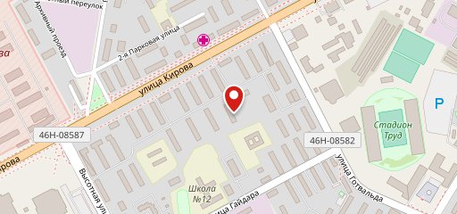 Поляна на карте