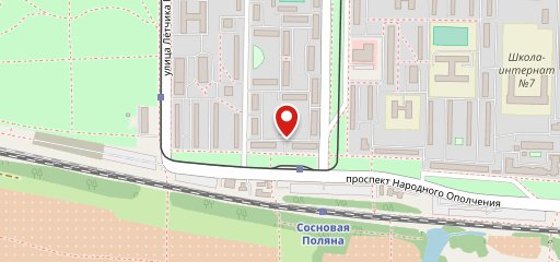 Поляна на карте