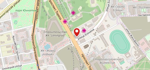 Поляна на карте