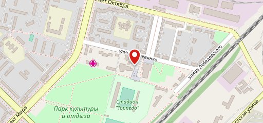 Кафе "Поляна" на карте