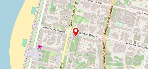 Полярная на карте