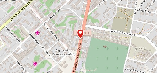 Полюд, Столовая на карте