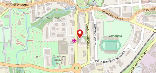 Понарт, Ночной Клуб на карте