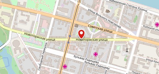 Пончик на карте