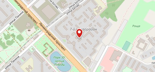 Пончик на карте