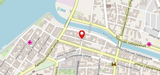 Пончикоff, кафе на карте
