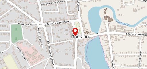 Поозерье на карте