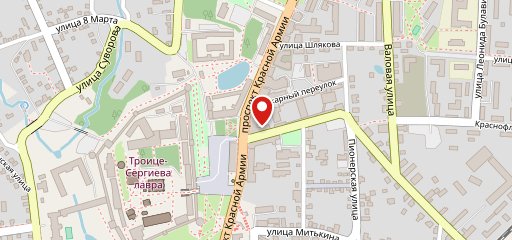 Посадское на карте