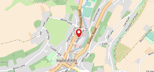 The Postcard Inn, Holmfirth на карте