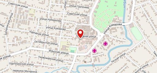 Прага бар Severskaya на карте