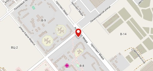 Прага на карте
