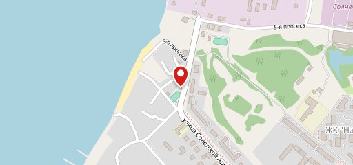 Предприятие быстрого обслуживания на карте