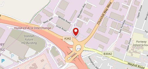 Premier Inn Andover hotel на карте