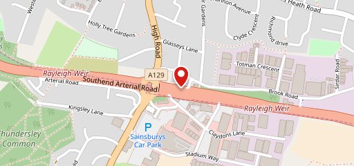 Premier Inn Basildon (Rayleigh) hotel на карте