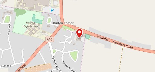 Premier Inn Boston hotel на карте