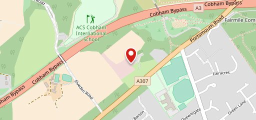 Premier Inn Cobham hotel на карте