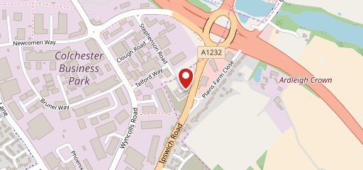 Premier Inn Colchester (A12) hotel на карте