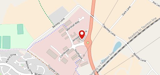 Premier Inn Frome hotel на карте