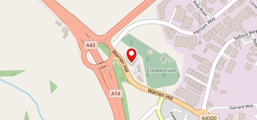 Premier Inn Kettering hotel на карте