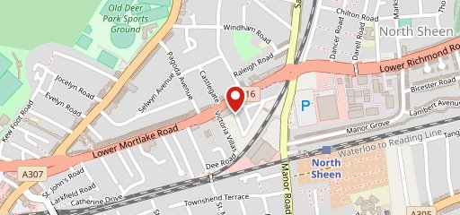 Premier Inn London Richmond hotel на карте