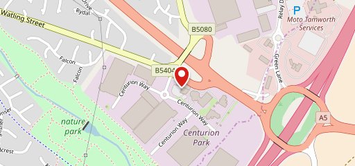 Premier Inn Tamworth South hotel на карте