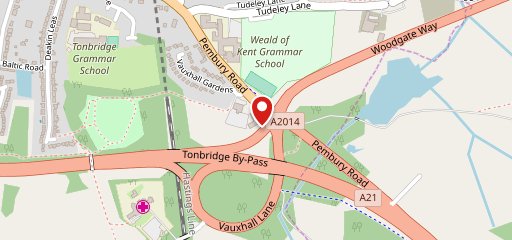 Premier Inn Tonbridge hotel на карте