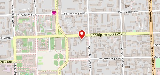 Преображенское на карте