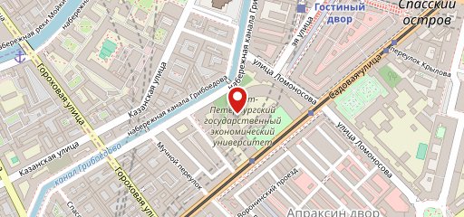 Преподавательская столовая на карте