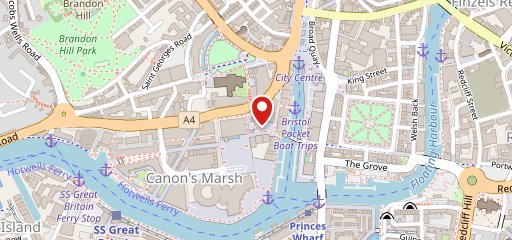 Prezzo Italian Restaurant Bristol на карте