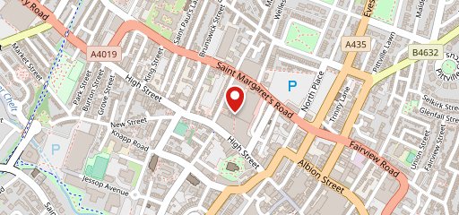 Prezzo Italian Restaurant Cheltenham Brewery на карте