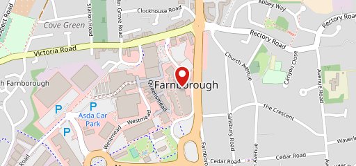 Prezzo Italian Restaurant Farnborough на карте