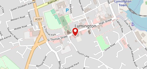 Prezzo Italian Restaurant Lymington на карте