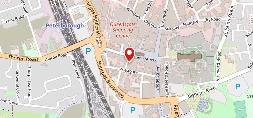 Prezzo Italian Restaurant Peterborough на карте