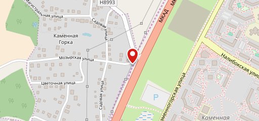 Придорожное кафе «Каменная горка» на карте
