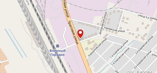 Придорожное на карте